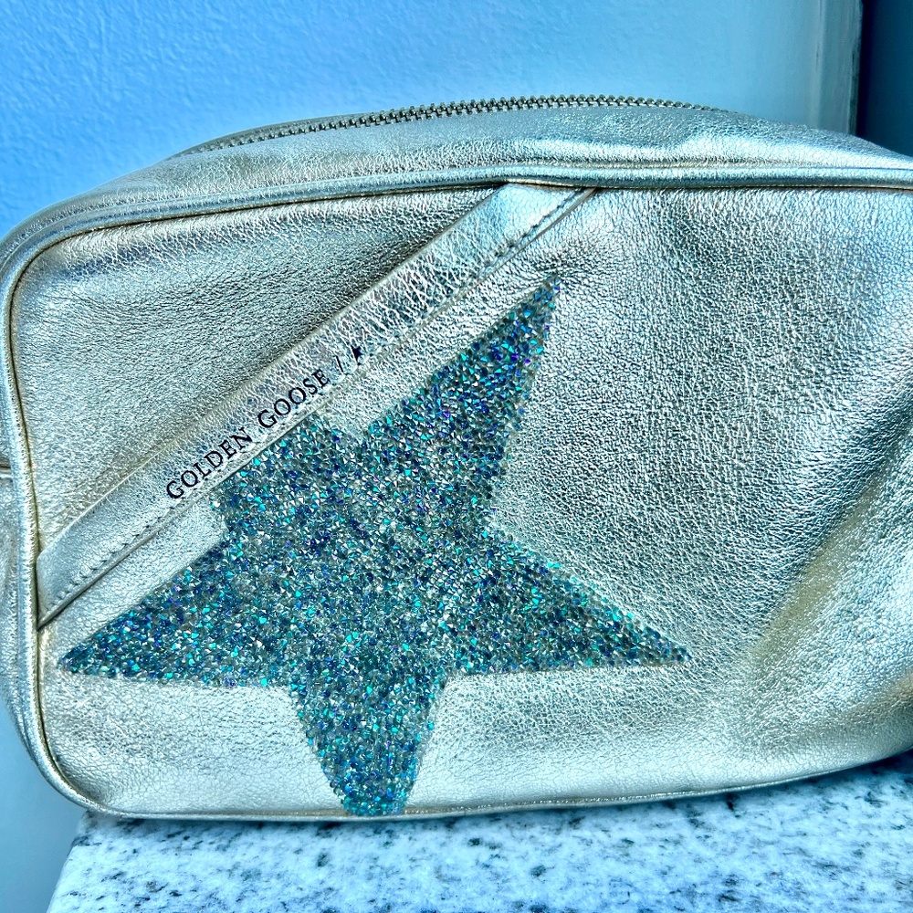 Golden Goose Gold Cross Body Bag